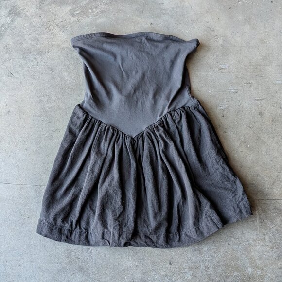 Free People Onda Drop Waist Tube Mini Dress in Black medium - Picture 2 of 8